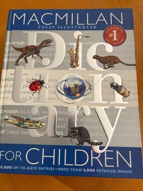 Macmillan Fully Illustrated Dictionary for Kids - Blue & Silver